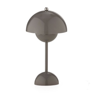 Lampa portabila gri/argintie din plastic 29 cm Maris Thai Natura
