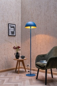 Lampadar albastru din metal 160 cm Mushroom The Home Collection