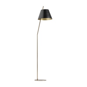 Lampadar auriu/negru din metal 153 cm Lilly Vical Home
