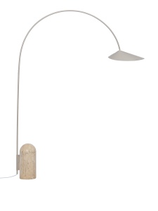 Lampadar bej casmir din metal 205 cm Arum Ferm Living