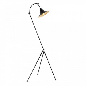 Lampadar din metal negru 26x163 cm Miller Custom Form