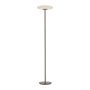 Lampadar maro inchis din metal cu 2 LED-uri 180 cm Pure Vitrum Zuma Line