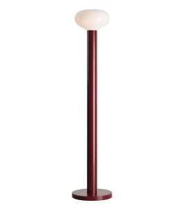 Lampadar rosu rubin din metal 138 cm Flo Aldex