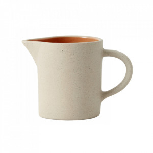 Latiera bej/roz piersica din ceramica 8x9 cm Henrietta Nordal