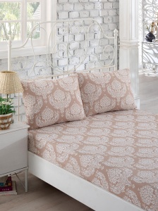 Lenjerie pat maro din fibre Post Double The Home Collection