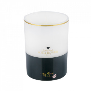 Lumanare parfumata cu suport multicolor din sticla 11 cm Leondra Miss Etoile