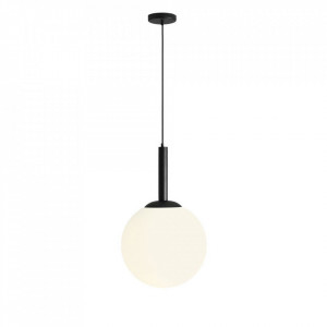 Lustra alba/neagra din sticla cu 3 becuri Bosso Grande Quiet Object