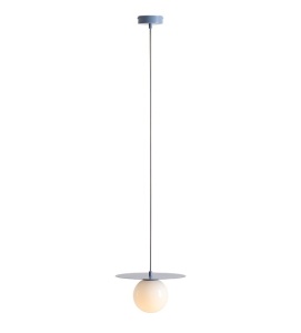 Lustra albastru deschis/alba din metal Loop S Quiet Object