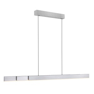 Lustra argintie din metal cu 3 LED-uri PURE Moto-Rise Zuma Line