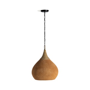 Lustra maro teracota din fibre naturale Swolgen Small Vical Home