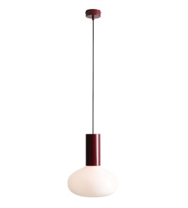 Lustra rosu rubin din metal Flo M Aldex