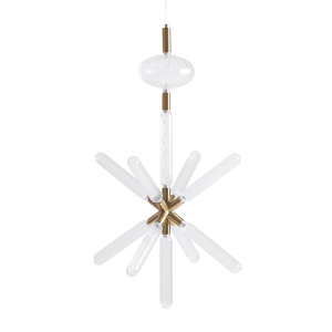 Lustra transparenta din metal cu 11 becuri Cataline Vical Home