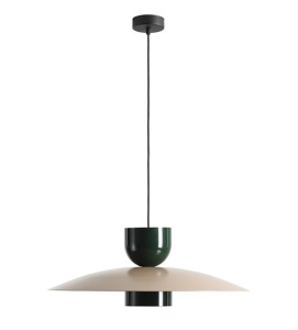 Lustra verde inchis/bej inchis din metal Nutta Aldex