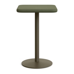 Masa bar exterior verde din ciment 70x70 cm Esilda Kave Home