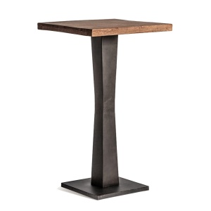 Masa bar maro/neagra din lemn 60x60 cm Bugle Vical Home