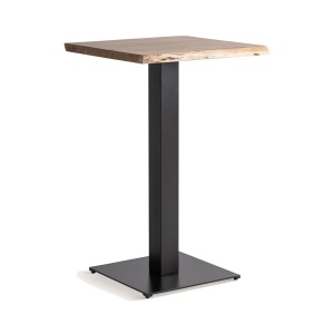 Masa bar maro/neagra din lemn 65x65 cm Stow Vical Home