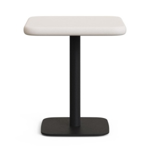 Masa bistro exterior alba/neagra din ciment 70x70 cm Dina Kave Home