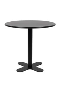 Masa bistro neagra din metal 80 cm Sanjay Low Quiet Object