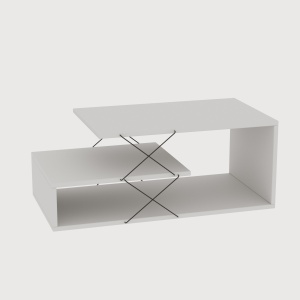 Masa de cafea alba 50x100 cm Cayenne The Home Collection