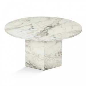 Masa de cafea alba 80 cm Nova The Home Collection