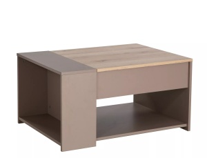 Masa de cafea bej 60x80 cm Drop The Home Collection