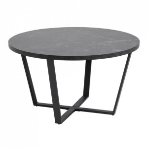 Masa de cafea din metal negru 77 cm Amble Quiet Object