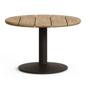 Masa de cafea exterior maro/verde din lemn 70 cm Esilda Kave Home