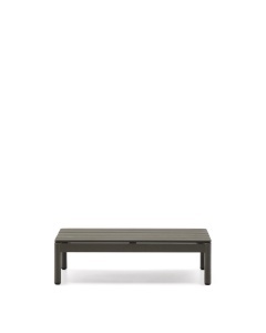 Masa de cafea exterior verde din metal 57x91 cm Sorells Kave Home