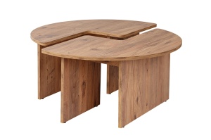 Masa de cafea maro 90 cm Moira Atlantic The Home Collection