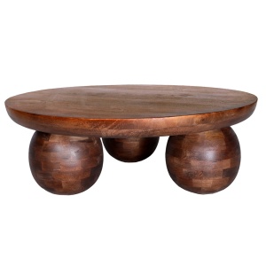 Masa de cafea maro din lemn 100 cm Ailen The Home Collection