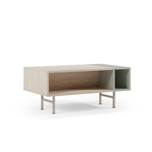 Masa de cafea verde/crem din lemn 60x100 cm Thea The Home Collection