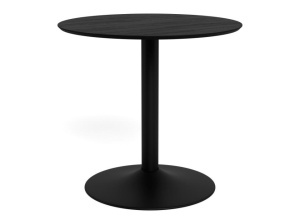 Masa dining din lemn negru 80 cm Ibiza Quiet Object