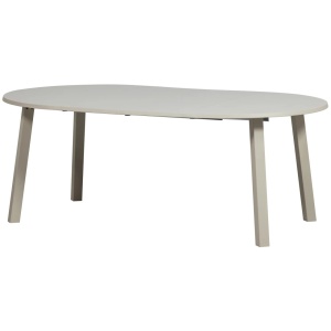 Masa dining extensibila gri inchis din lemn 120(200) cm Janne Woood