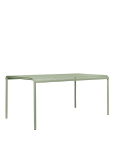 Masa dining exterior verde ceai din metal 90x160 cm Dapple Ferm Living