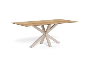 Masa dining maro/gri din ceramica 100x200 cm Heaven Actona Company