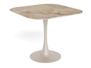 Masa dining maro/gri din ceramica 90x90 cm Malta Actona Company