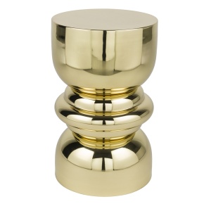 Masa laterala aurie din metal 30 cm Kinga Quiet Object