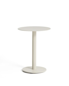 Masa laterala exterior bej din metal 45 cm Asinara Kave Home