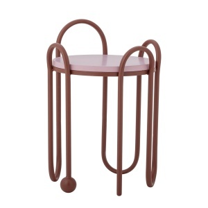 Masa laterala rosie din metal 31 cm Whimsica Bloomingville