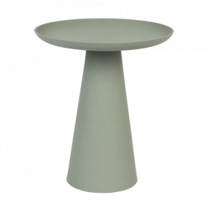 Masa laterala verde din metal 40 cm Ringar Quiet Object