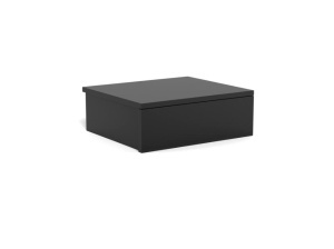 Noptiera neagra pentru perete Avignon Square Quiet Object