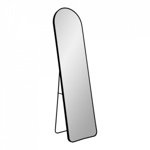Oglinda de podea din metal negru 40x150 cm Madrid House Nordic