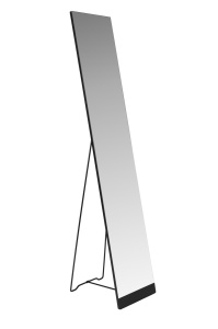 Oglinda de podea neagra din metal 37x148 cm Stand Quiet Object