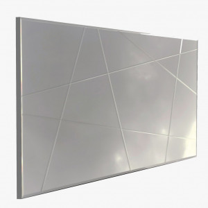 Oglinda dreptunghiulara argintie 62x130 cm Ama The Home Collection
