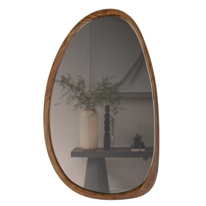 Oglinda ovala maro 38x64 cm Leif Woood