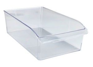 Organizator pentru bucatarie transparent din fibre sintetice Meira L Wenko