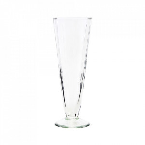 Pahar de sampanie transparent din sticla 7x20 cm Vintage House Doctor