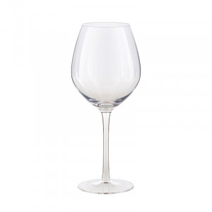 Pahar de vin transparent din sticla 10x25 cm Moscow LifeStyle Home Collection