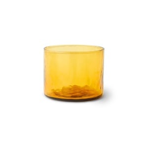 Pahar maro chihlimbar din sticla 250 ml Tube HKliving