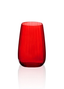 Pahar rosu din sticla 600 ml BRD0125 The Home Collection